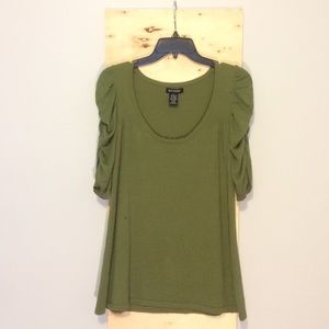 Max Edition Spring Green Dress/Tunic sz s cashmere